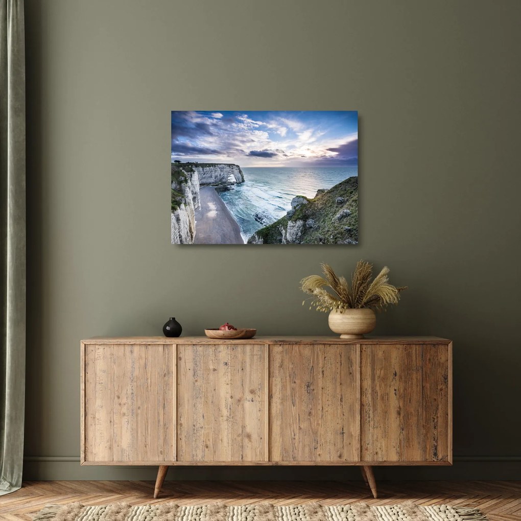 Egy kép a sziklákról (üvegen) (70x50 cm)
