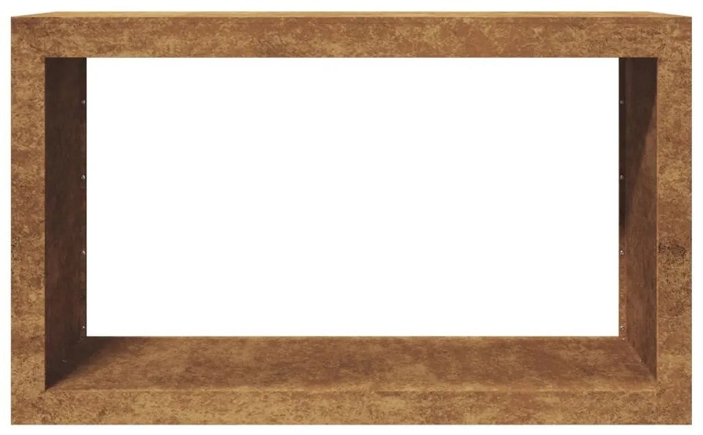 tűzifa állvány 100x40x60 cm időjárásálló acélból