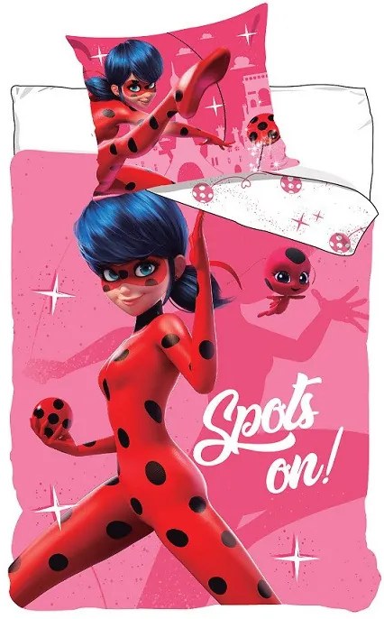 Katicabogár és Fekete macska kalandjai Spots On ágyneműhuzat 140×200cm, 65×65 cm