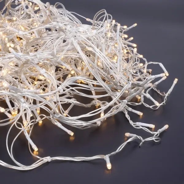 Brilagi - LED kültéri karácsonyi fényfüzér 360xLED/8 üzemmód 14m IP44 meleg fehér jégcsapok