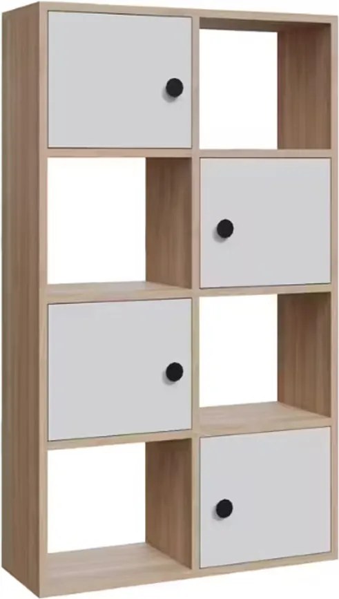 Polcos szekrény 72x25x123cm szürke FUR1956-3