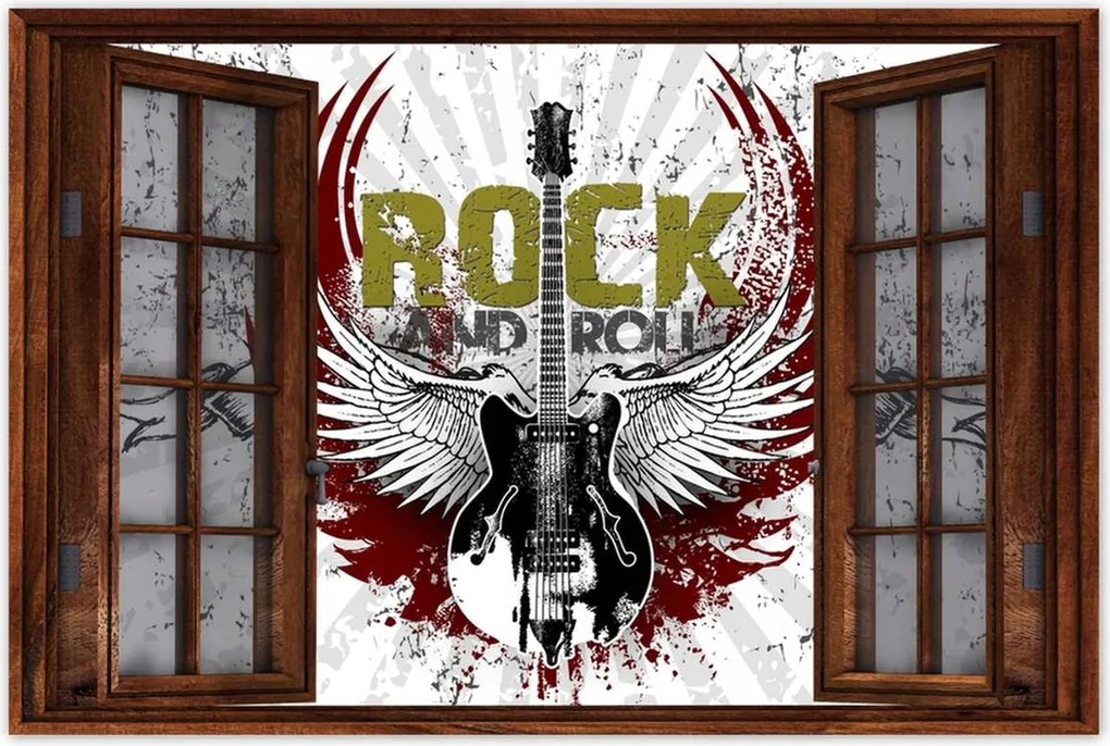 Poszterek 90x60 Rock And Roll Gitár