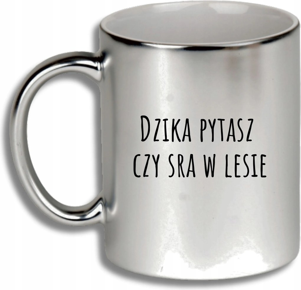 Ezüst Bögre Ajándék Különböző Alkalmakra Vaddisznó Kérdez