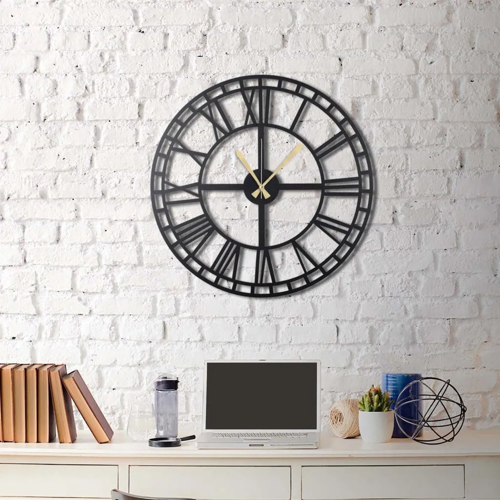 Fém falióra, 70×70 cm – WATCH-038