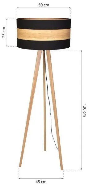 Állólámpa TERRA 1xE27/60W/230V