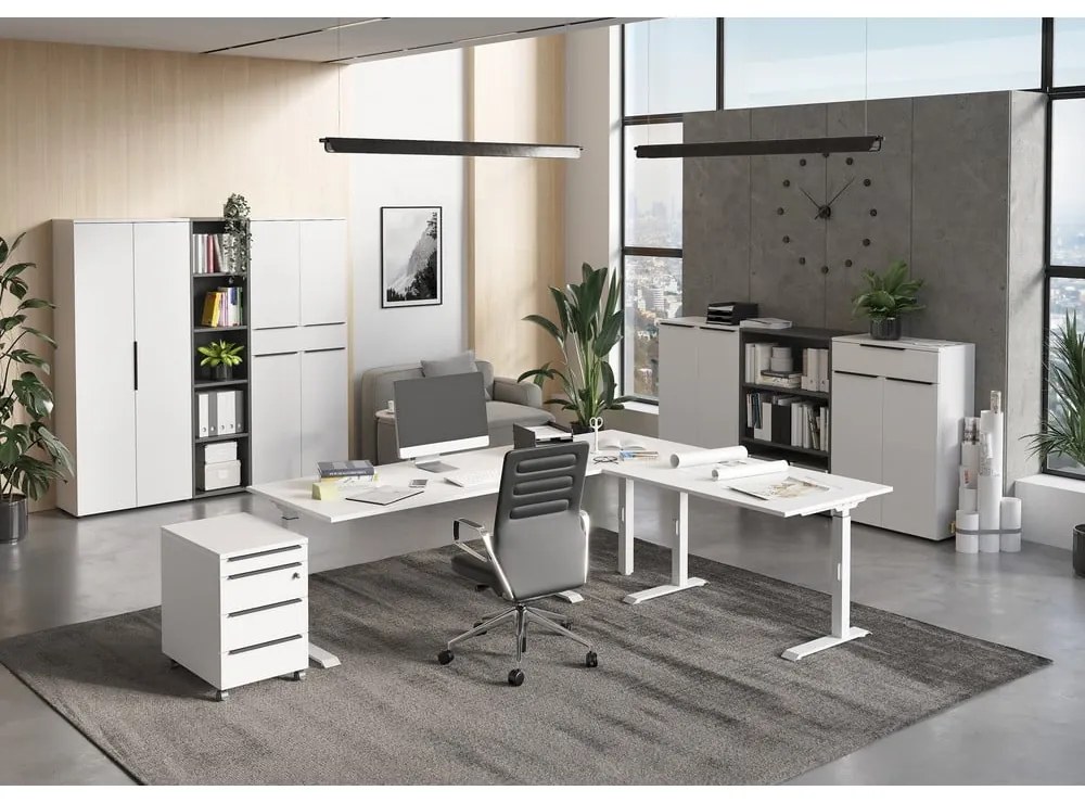 Fehér szekrény 81x120 cm Mailand – Germania