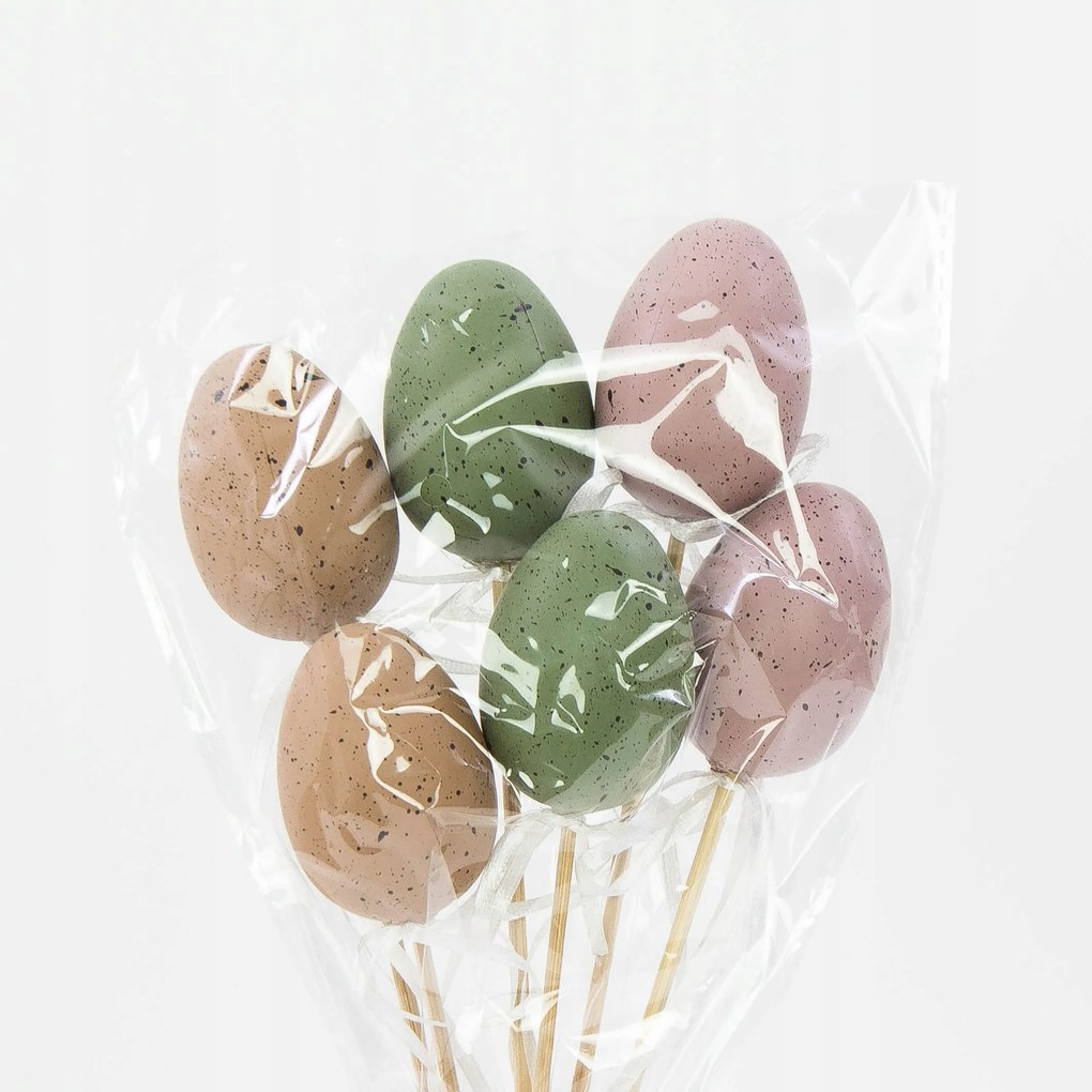 6db Húsvéti tojás Homokkosár Pikk 26cm Húsvéti tojás 6cm