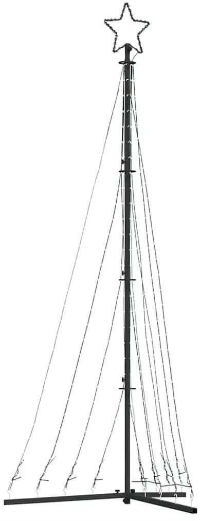 kék LED karácsonyfa 447 LED 249 cm
