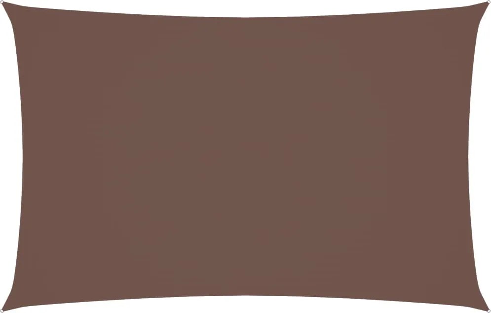vidaXL barna téglalap alakú oxford-szövet napvitorla 5 x 8 m