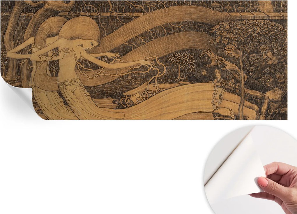 Dekoratív öntapadós fotótapéta Szürreális figurák 250x104 cm