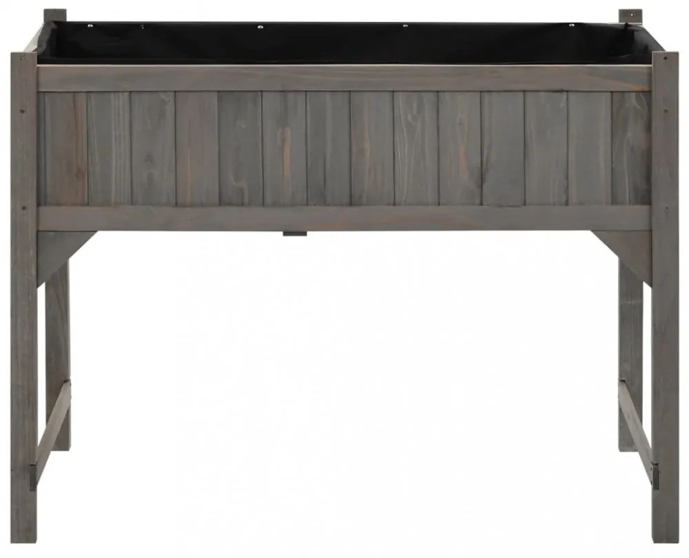tömör fenyőfa magaságyás melegházzal 110 x 54 x 120 cm