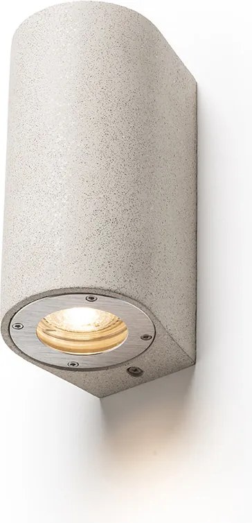 RENDL GRANITA II fali lámpa beton/dekor világos gránit 230V LED GU10 2x5W IP65