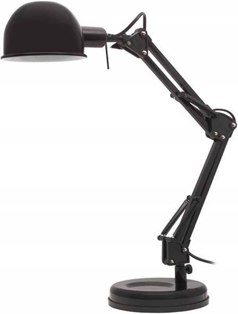 Iskolai LED-es asztali lámpa E14 Pixa Kt-40 fekete Kanlux kapcsolóval