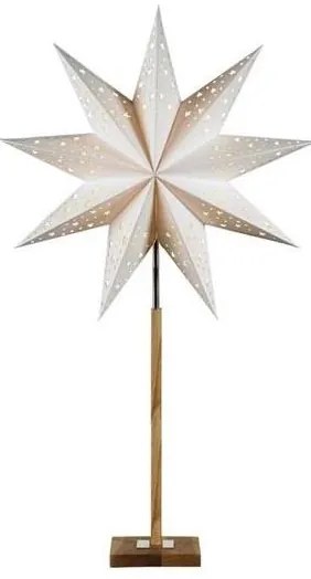 Markslöjd 706042 - Karácsonyi dekoráció SOLVALAA 1xE14/25W/230V fehér/fa