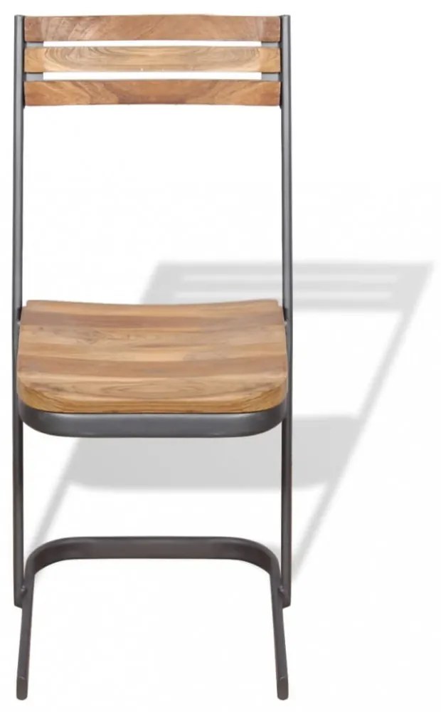 2 db tömör tíkfa étkezőszék