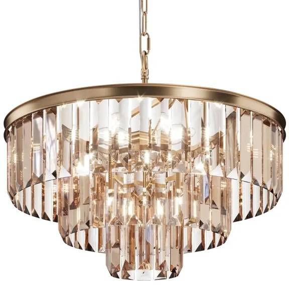 Maytoni MOD085PL-07G - Csillár láncon REVERO 7xE14/40W/230V