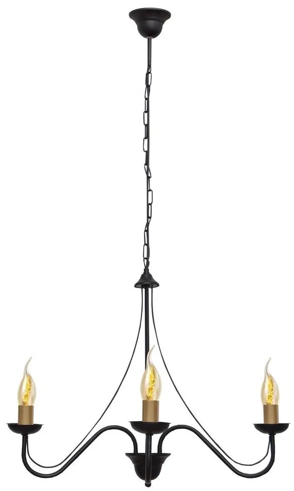 Csillár láncon MALBO 3xE14/60W/230V
