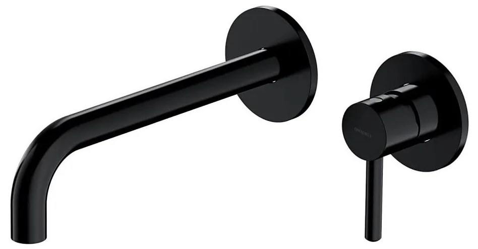 OMNIRES Y1215HLBL - Fali mosdócsaptelep Y, fekete, rejtett szerelés