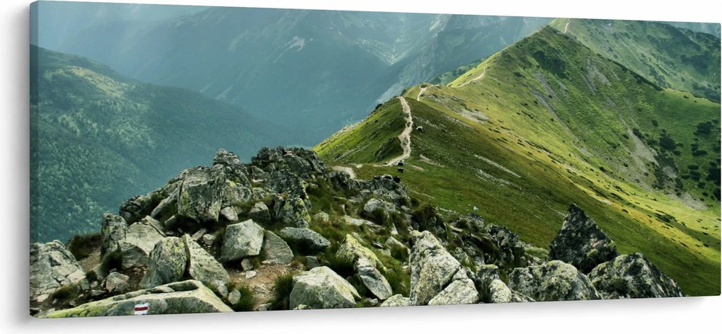 Kép - Hegyi táj (120x50 cm)