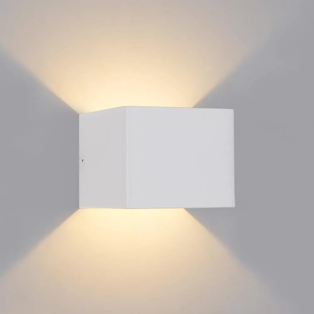 Brilagi - DONNANI kültéri LED fali lámpa, 5 W, 230 V, 10 cm, fehér, IP44