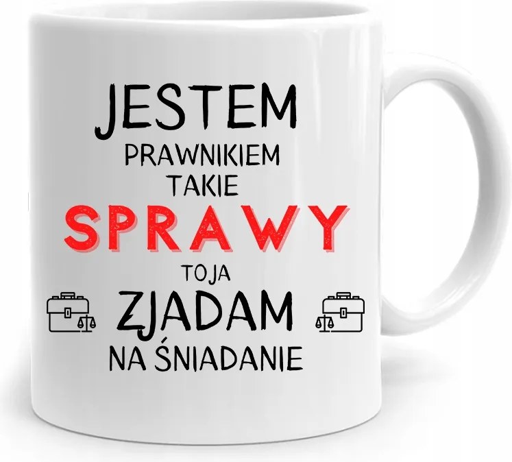 Bögre Ügyvédnek Ügyvéd Vagyok, fényképes nyomattal