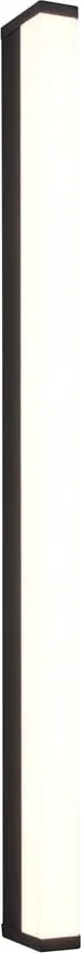 Matt fekete LED fali lámpa (hosszúság 80 cm) Fabio – Trio