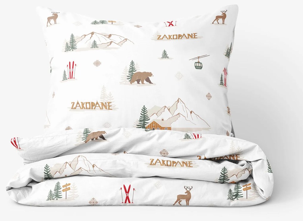 Goldea pamut ágyneműhuzat - zakopane 140 x 200 és 70 x 90 cm