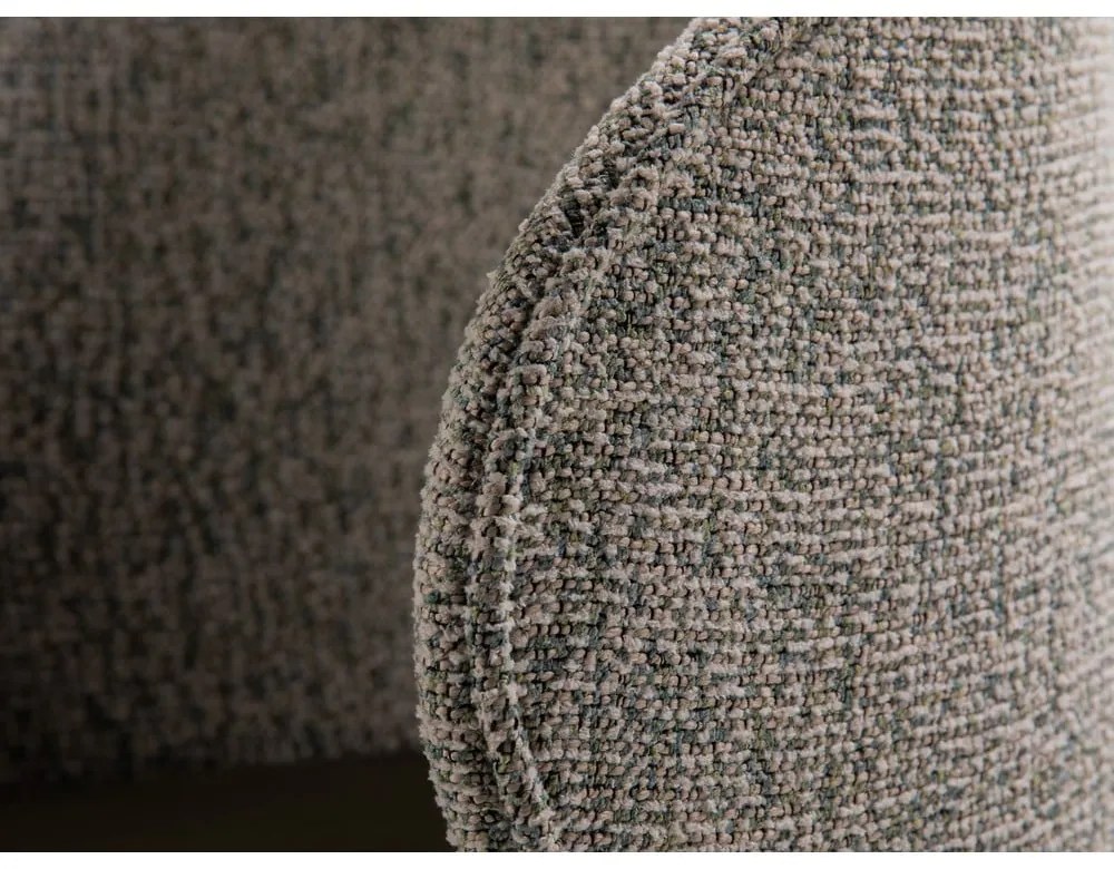 Sötétzöld bársony fotel Inez – Micadoni