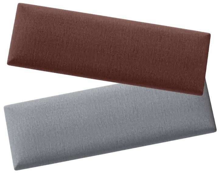 Kárpitozott falipanel QUADRATTA 20x60 cm - több színben Szín: Világosszürke