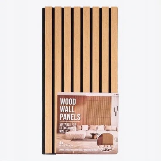 Falpanelek 4 db Fa 60x30 cm-es méretben