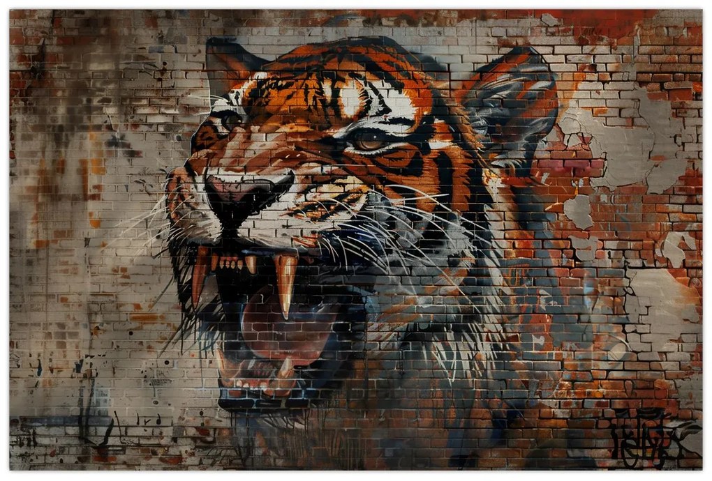 Kép - Téglatigris (90x60 cm)