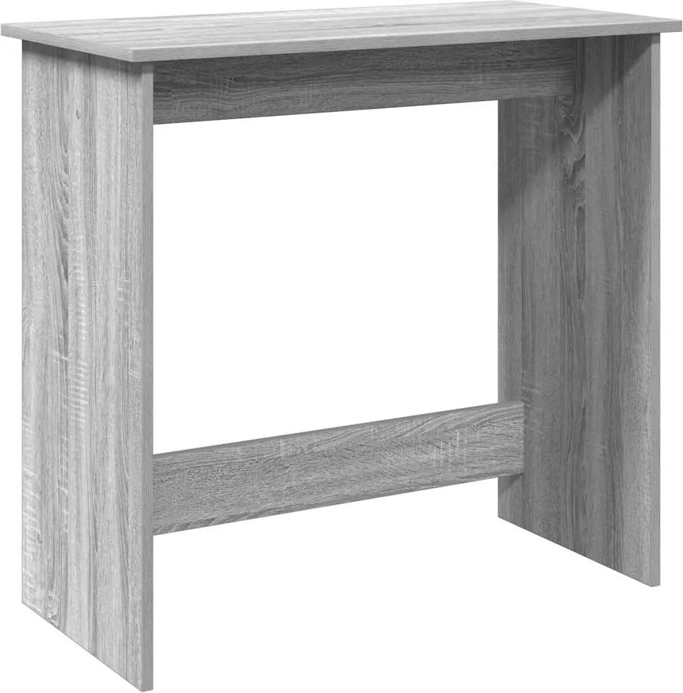 vidaXL szürke sonoma színű szerelt fa íróasztal 80x40x75 cm