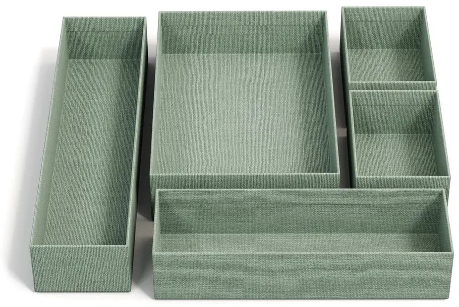 Karton fiókrendszerező készlet 5 db-os Emma Paper Laminate – Bigso