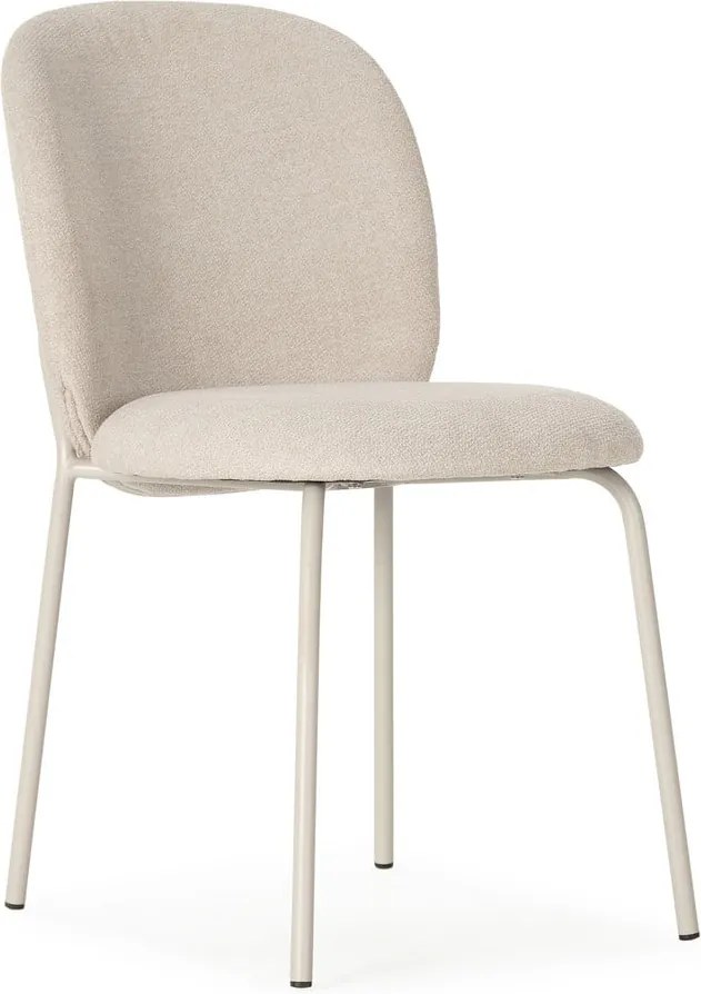 Krémszínű étkezőszék szett 4 db-os Daia – Marckeric