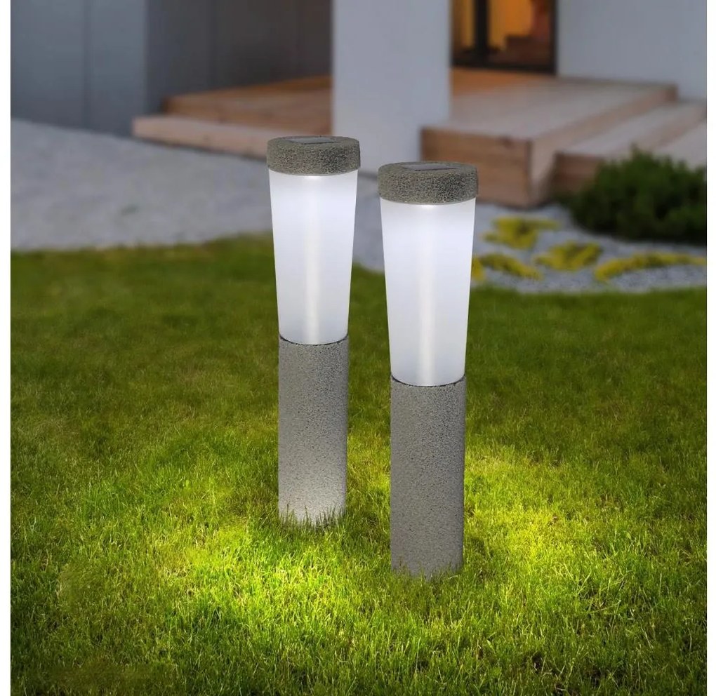 Globo 33785-2 - KÉSZLET 2x LED Napelemes lámpa SOLAR LED/0,1W/3V 6000K IP44