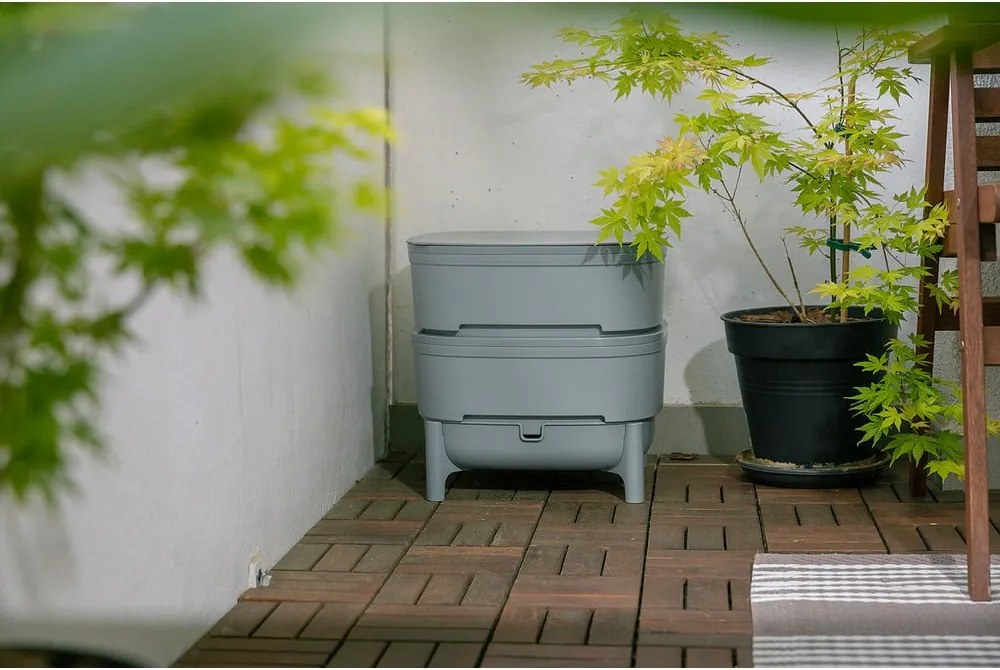 Szürke komposztáló 30 l Urbalive – Plastia