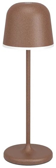 Eglo 900459 -LED Dimmelhető kültéri lámpa MANNERA 2,2W/5V 1800mAh barna IP54