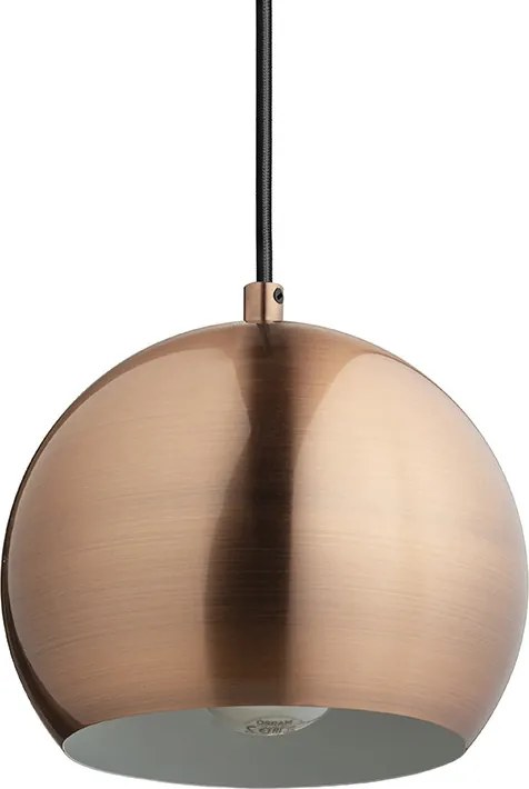 RENDL AGNETA závěsná česaná měď 230V LED E27 11W