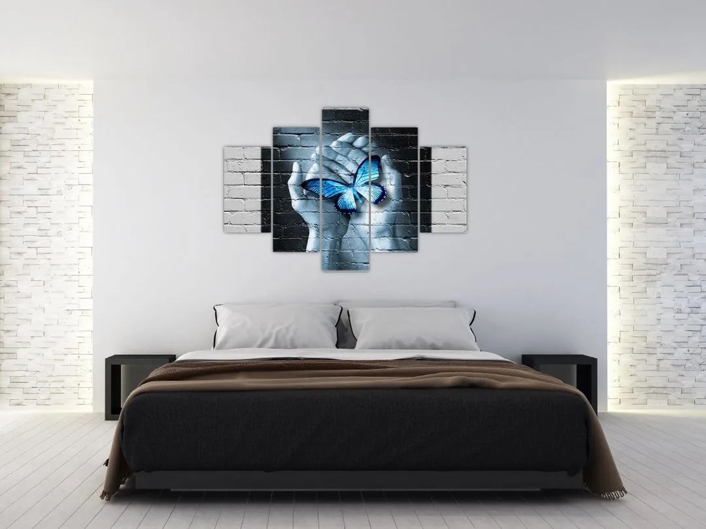 A pillangó képe a falon (150x105 cm)
