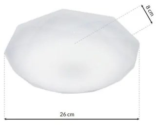 LED Mennyezeti lámpa HEX LED/12W/230V