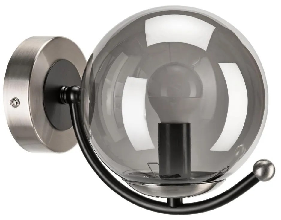 Fali lámpa GEORGIA 1xE14/5W/230V matt króm/füstös