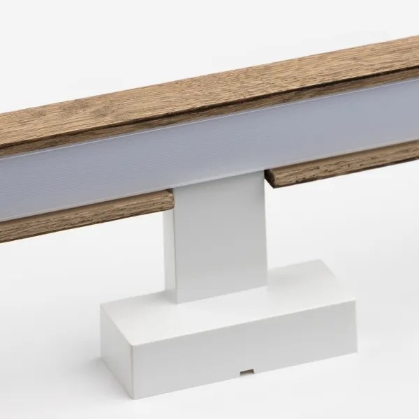 Brilagi- LED Fürdőszobai tükörmegvilágítás WOODY MIRROR LED/8W/230V IP44 tölgy/fehér