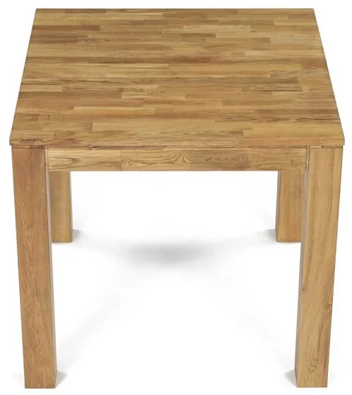 Tömör Tölgy Étkezőasztal 80×80 cm. DS-H080 DUB