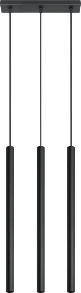 SOLLUX SL-0470 PASTELO Többágú Függesztett Lámpa Fekete G9 IP20