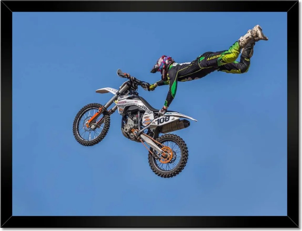 Poszterek keretben 40x30 Motocross ugrás