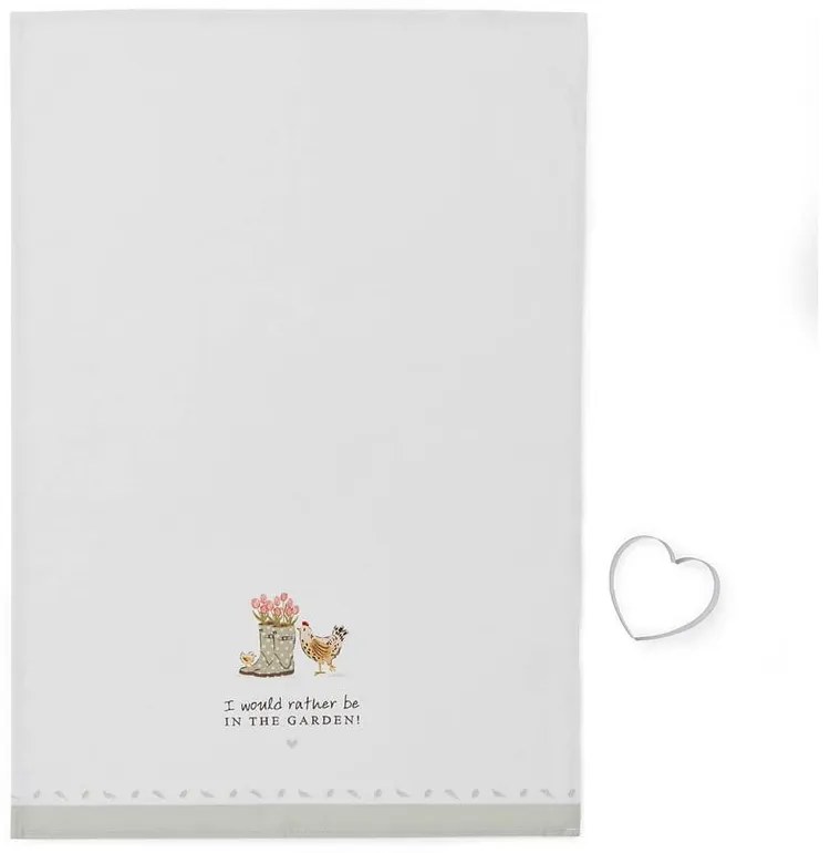 Pamut konyharuha és sütikiszúró szett 2 db-os 45x65 cm Hen House – Cooksmart ®