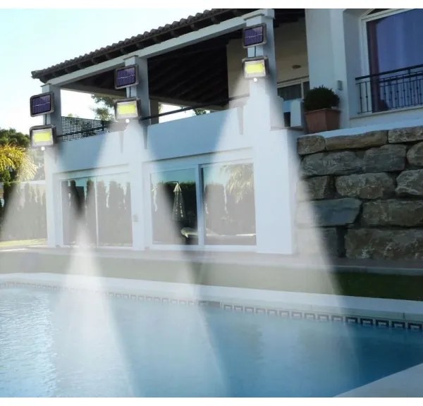 LED Napelemes reflektor érzékelővel INTEGRA LED/3W/3,7V IP44 + távirányító