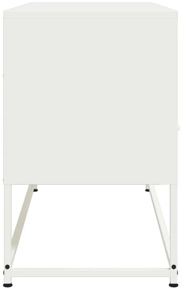 fehér acél TV-szekrény 100,5x39x60,5 cm