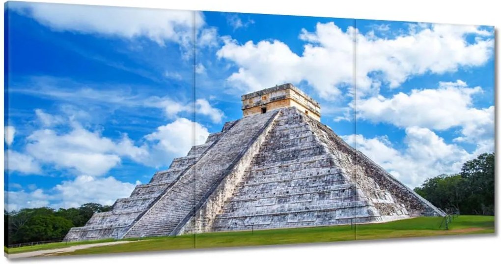 Vászonkép 120x60 Kukulkán piramis Mexikó