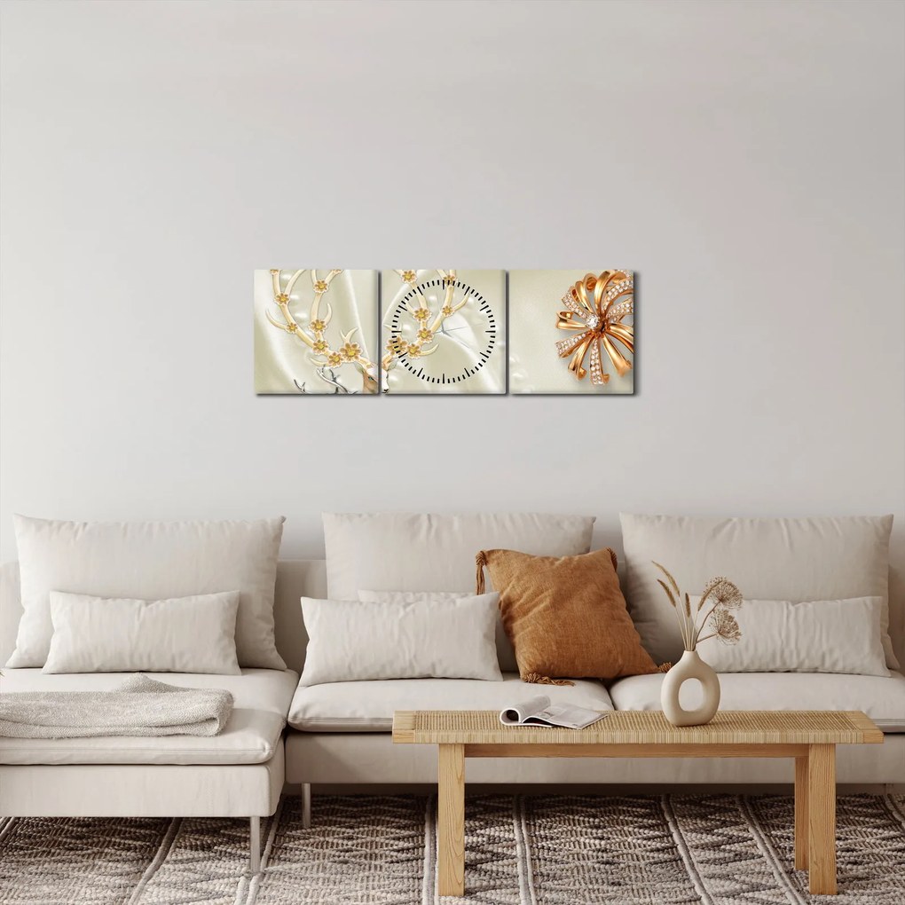 Kép - Kollázs (órával) (90x30 cm)